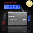 Qoltec Przetwornica napięcia Pure Sine Wave | 12V na 230V | 1000/2000W | LCD | USB | USB-C | Kompatybilna z LiFePO4 GEL AGM