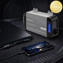 Qoltec Przetwornica napięcia Pure Sine Wave | 12V na 230V | 1000/2000W | LCD | USB | USB-C | Kompatybilna z LiFePO4 GEL AGM