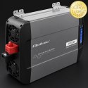 Qoltec Przetwornica napięcia Pure Sine Wave | 12V na 230V | 2000/4000W | LCD | USB | USB-C | Kompatybilna z LiFePO4 GEL AGM