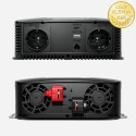 Qoltec Przetwornica napięcia Pure Sine Wave | 12V na 230V | 2000/4000W | LCD | USB | USB-C | Kompatybilna z LiFePO4 GEL AGM