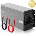 Qoltec Przetwornica napięcia Pure Sine Wave | 12V na 230V | 4000/8000W | USB | Kompatybilna z LiFePO4 GEL AGM