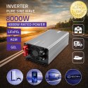 Qoltec Przetwornica napięcia Pure Sine Wave | 12V na 230V | 4000/8000W | USB | Kompatybilna z LiFePO4 GEL AGM