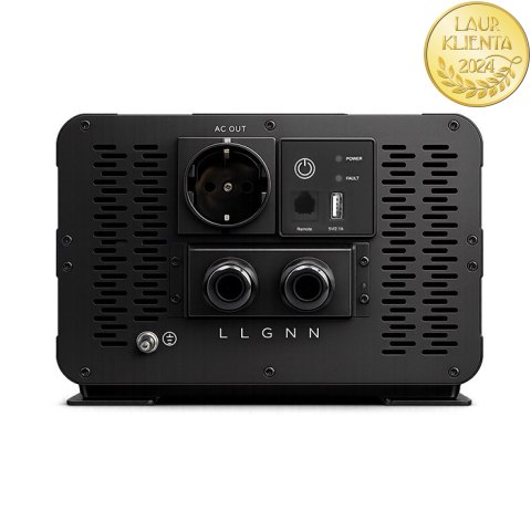 Qoltec Przetwornica napięcia Pure Sine Wave | 12V na 230V | 4000/8000W | USB | Kompatybilna z LiFePO4 GEL AGM