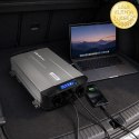 Qoltec Przetwornica napięcia Pure Sine Wave | 12V na 230V | 2000/4000W | UPS BYPASS | LCD | USB | USB-C | Kompatybilna z LiFePO4