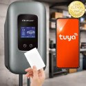 Qoltec Stacja ładowania EV Typ2 do samochodu elektrycznego i hybryd | 3 fazy | 22kW | 32A | Wi-fi | LCD | RFID | Smart life | T