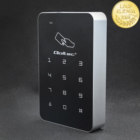 Qoltec Zamek szyfrowy FEBE z czytnikiem RFID| kod | karta | brelok | EM