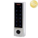 Qoltec Zamek szyfrowy dotykowy Proteus z czytnikiem linii papilarnych | RFID| kod | karta | brelok | dzwonek | IP68 | EM