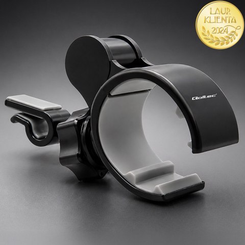 Qoltec Uchwyt samochodowy 1.4" - 6.4" | iPhone | Samsung Galaxy | Xiaomi Redmi Note | Regulacja 22 mm - 99 mm