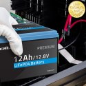 Qoltec Akumulator LiFePO4 Litowo-Żelazowo-Fosforanowy | 12.8V | 12Ah | 153.6Wh | BMS