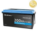 Qoltec Akumulator LiFePO4 Litowo-Żelazowo-Fosforanowy | 12.8V | 200Ah | 2560Wh | BMS