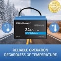 Qoltec Akumulator LiFePO4 Litowo-Żelazowo-Fosforanowy | 12.8V | 24Ah | 307.2Wh | BMS
