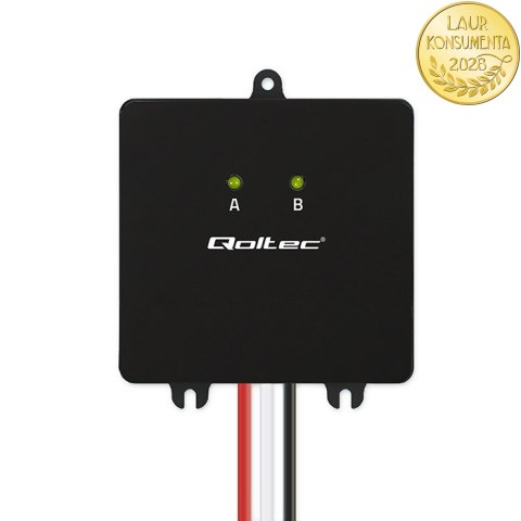 Qoltec Balanser napięcia 24V do akumulatorów 2 x 12V | 5A | LiFePO4 AGM GEL