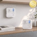 Qoltec Certyfikowany bezprzewodowy Czujnik tlenku węgla (czadu) z baterią | detektor CO | TUYA | Wi-fi | żywotność sensora 10 la