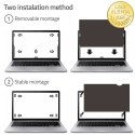 Qoltec Filtr prywatyzujący RODO do MacBook Air 13.6" | Magnetyczny | Ochrona wzroku