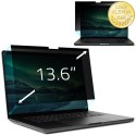 Qoltec Filtr prywatyzujący RODO do MacBook Air 13.6" | Magnetyczny | Ochrona wzroku