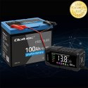 Qoltec Inteligentna mikroprocesorowa ładowarka 12V 6A | Prostownik z funkcją naprawy do akumulatora AGM GEL LiFePO4 | LCD