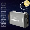 Qoltec Inteligentna profesjonalna ładowarka Monolith do akumulatorów LiFePO4 AGM GEL SLA | 50A | 12V