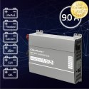 Qoltec Inteligentna profesjonalna ładowarka Monolith do akumulatorów LiFePO4 AGM GEL SLA | 90A | 12V | Szybkie ładowanie