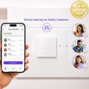 Qoltec Inteligentny 1-kanałowy włącznik wyłacznik światła | Wi-Fi | Timer | Tuya | Smart life | Biały