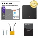 Qoltec Inteligentny 1-kanałowy włącznik wyłącznik światła | Wi-Fi | Timer | Tuya | Smart life | Czarny