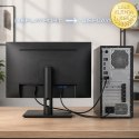 Qoltec Kabel DisplayPort v2.1 męski | DisplayPort v2.1 męski | 8K | 40G | 0.5m