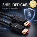 Qoltec Kabel DisplayPort v2.1 męski | DisplayPort v2.1 męski | 8K | 54G | 0.5m