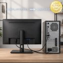 Qoltec Kabel DisplayPort v2.1 męski | DisplayPort v2.1 męski | 8K | 54G | 1.5m