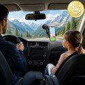 Qoltec Qoltec Ineligentny uchwyt samochodowy z funkcją iR i ładowaniem indukcyjnym Qi 15W | QC 3.0 |USB-C