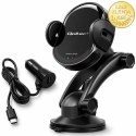 Qoltec Qoltec Ineligentny uchwyt samochodowy z funkcją iR i ładowaniem indukcyjnym Qi 15W | QC 3.0 |USB-C