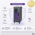 Qoltec Trójfazowy stabilizator napięcia AVR MULTIPROTECTION |10kVA | Dokładność ± 3% | Serwomotor 3F | LCD | Expert Line