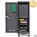 Qoltec Trójfazowy stabilizator napięcia AVR MULTIPROTECTION |15kVA | Dokładność ± 3% | Serwomotor 3F | LCD | Expert Line