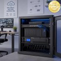 Qoltec Zasilacz awaryjny UPS Pure Sine Wave do RACK | 3kVA | 3000W | PF 1.0 | LCD | EPO | USB | On-line | Kompatybilność z LiFeP