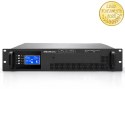 Qoltec Zasilacz awaryjny UPS Pure Sine Wave do RACK | 3kVA | 3000W | PF 1.0 | LCD | EPO | USB | On-line | Kompatybilność z LiFeP