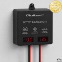 Qoltec Balanser napięcia 24V do akumulatorów 2 x 12V | 5A | AGM GEL LiFePO4 | LED