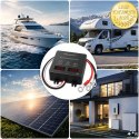 Qoltec Balanser napięcia 24V do akumulatorów 2 x 12V | 5A | AGM GEL LiFePO4 | LED