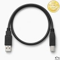 Qoltec Kabel USB 2.0 A męski | B męski | 0.5m