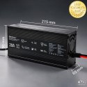 Qoltec Specjalistyczna ładowarka do akumulatora LiFePO4 12V | 20A | PF 0.9 | LED | Inteligentne ładowanie