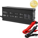 Qoltec Specjalistyczna ładowarka do akumulatora LiFePO4 12V | 20A | PF 0.9 | LED | Inteligentne ładowanie