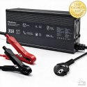 Qoltec Specjalistyczna ładowarka do akumulatora LiFePO4 12V | 30A | PF 0.9 | LED | Inteligentne ładowanie