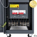 Qoltec Trójfazowy stabilizator napięcia AVR MULTIPROTECTION | 20kVA | Dokładność ± 3% | Serwomotor 3F | LCD | Expert Line