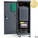 Qoltec Trójfazowy stabilizator napięcia AVR MULTIPROTECTION | 30kVA | Dokładność ± 3% | Serwomotor 3F | LCD | Expert Line