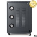 Qoltec Trójfazowy stabilizator napięcia AVR MULTIPROTECTION | 30kVA | Dokładność ± 3% | Serwomotor 3F | LCD | Expert Line