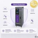 Qoltec Trójfazowy stabilizator napięcia AVR MULTIPROTECTION | 40kVA | Dokładność ± 3% | Serwomotor 3F | LCD | Expert Line