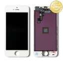 Qoltec Wyświetlacz dotykowy LCD do iPhone 5S/SE | ramka biała
