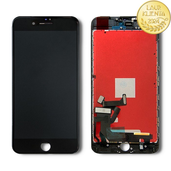 Qoltec Wyświetlacz dotykowy LCD do iPhone 7 Plus | ramka czarna