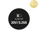 Qoltec Zasilacz do Lenovo 65W | 20V | 3.25A | Slim tip+pin | +kabel zasilający