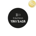 Qoltec Zasilacz do Toshiba 65W | 19V | 3.42A | 5.5*2.5 | +kabel zasilający