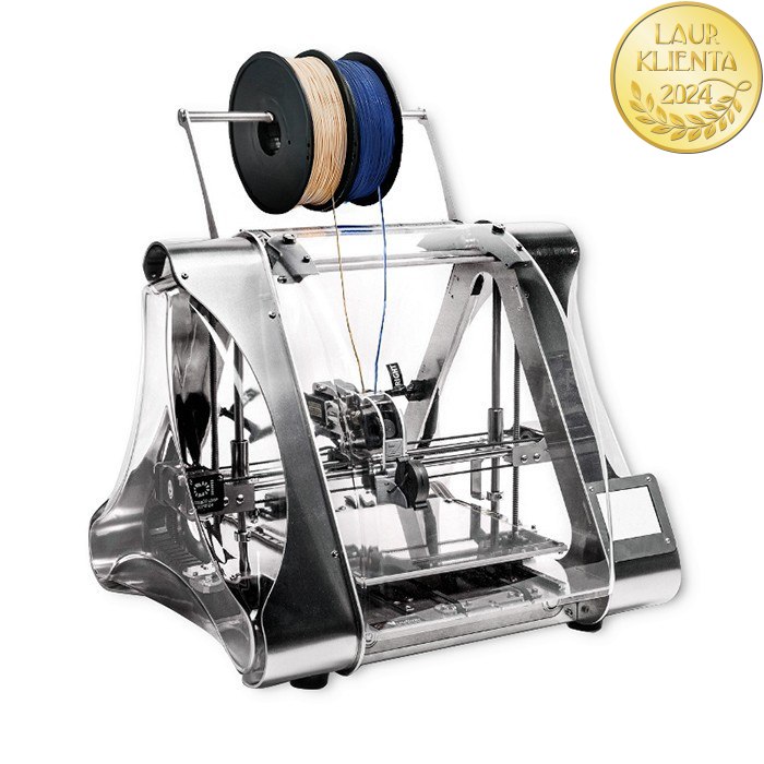 Qoltec Profesjonalny filament do druku 3D | ABS PRO | 1.75mm | 1kg | Silver